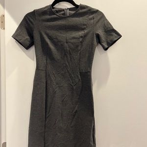 Theory gray shift dress
